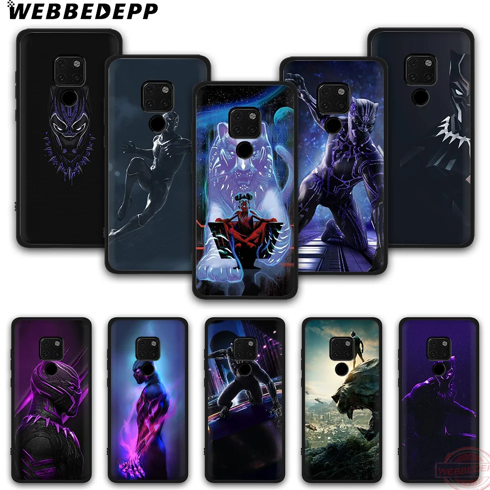 WEBBEDEPP Черная пантера Marvel TPU чехол для телефона Mate 10 20 30 Pro Lite Nova 2i 3i 3 4 5i 2 5 |