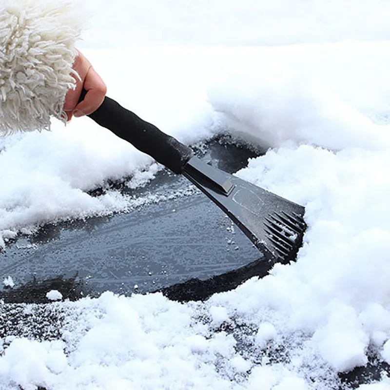 Car Window Snowbrush Shovel With EVA Sponge Removal Brush Winter Windscreen Clean Tools Auto Snow Ice Scraper