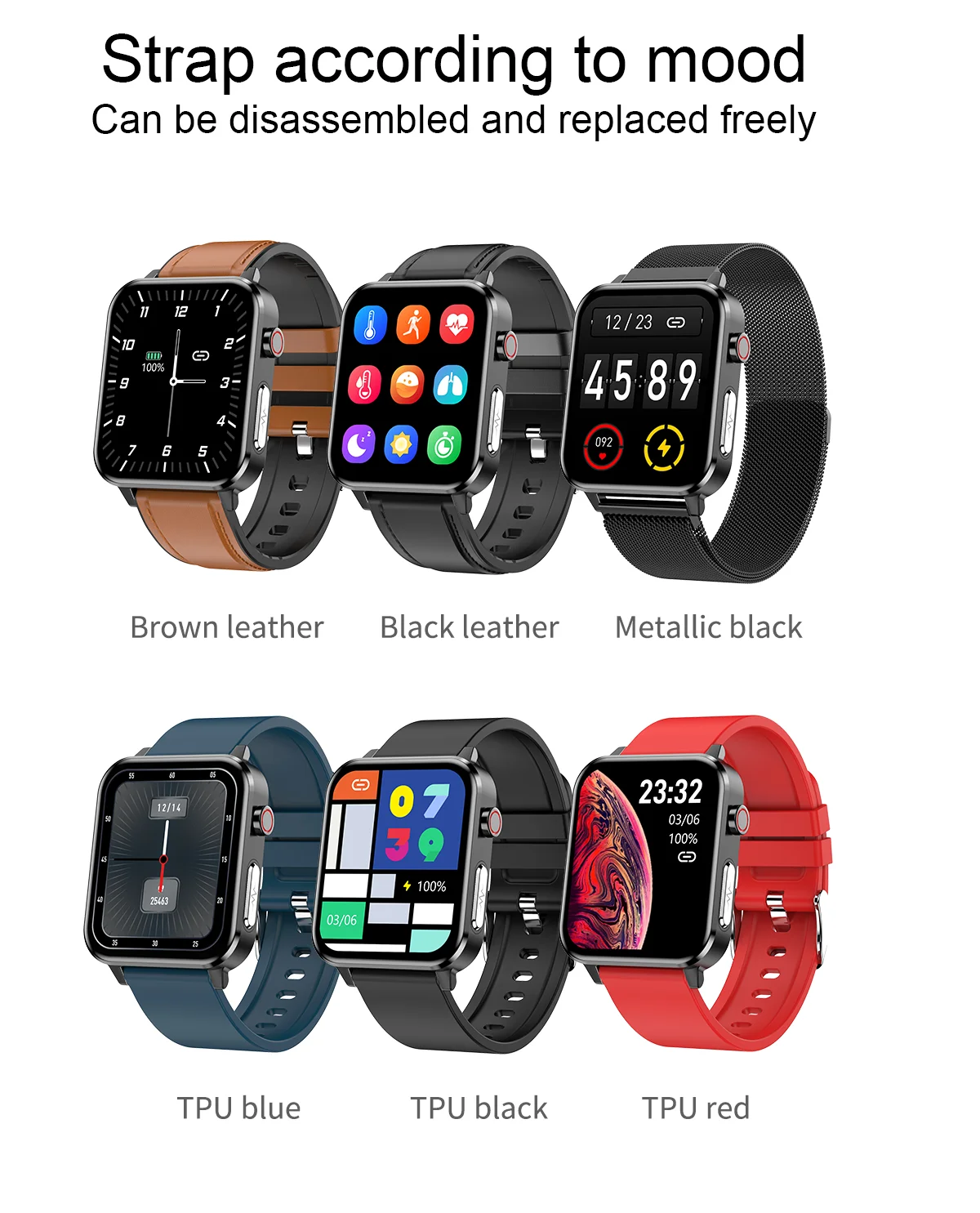 New Smart Watch Bluetooth Call Men Woman Heart Rate Sleep Health Blood Pressure Monitoring Bracelet Sports Waterproof Smartwatch