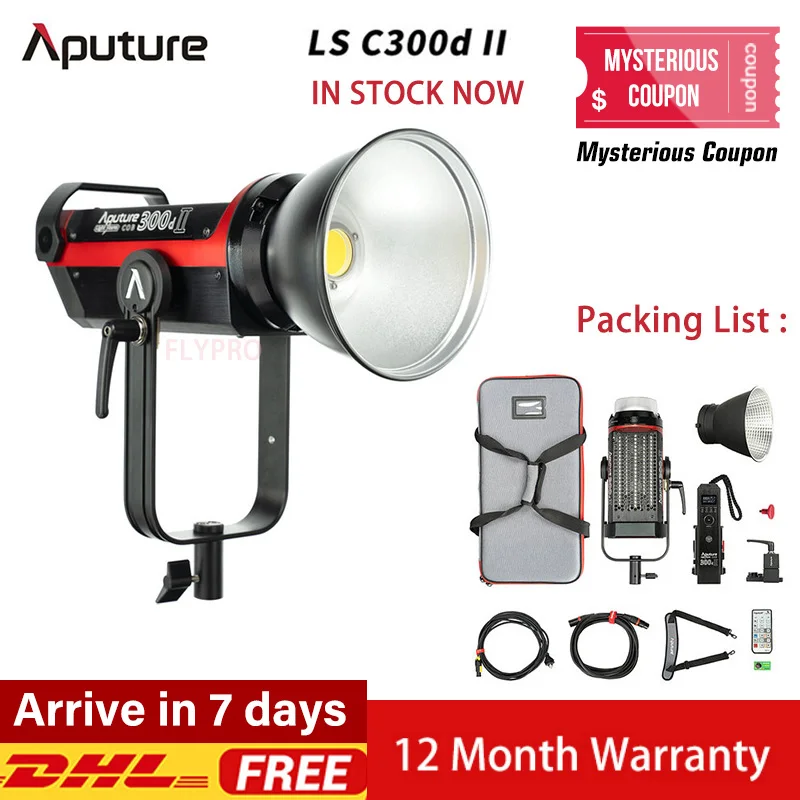 Свет Aputure Storm C300d Mark II Светодиодный светильник с V-Mount