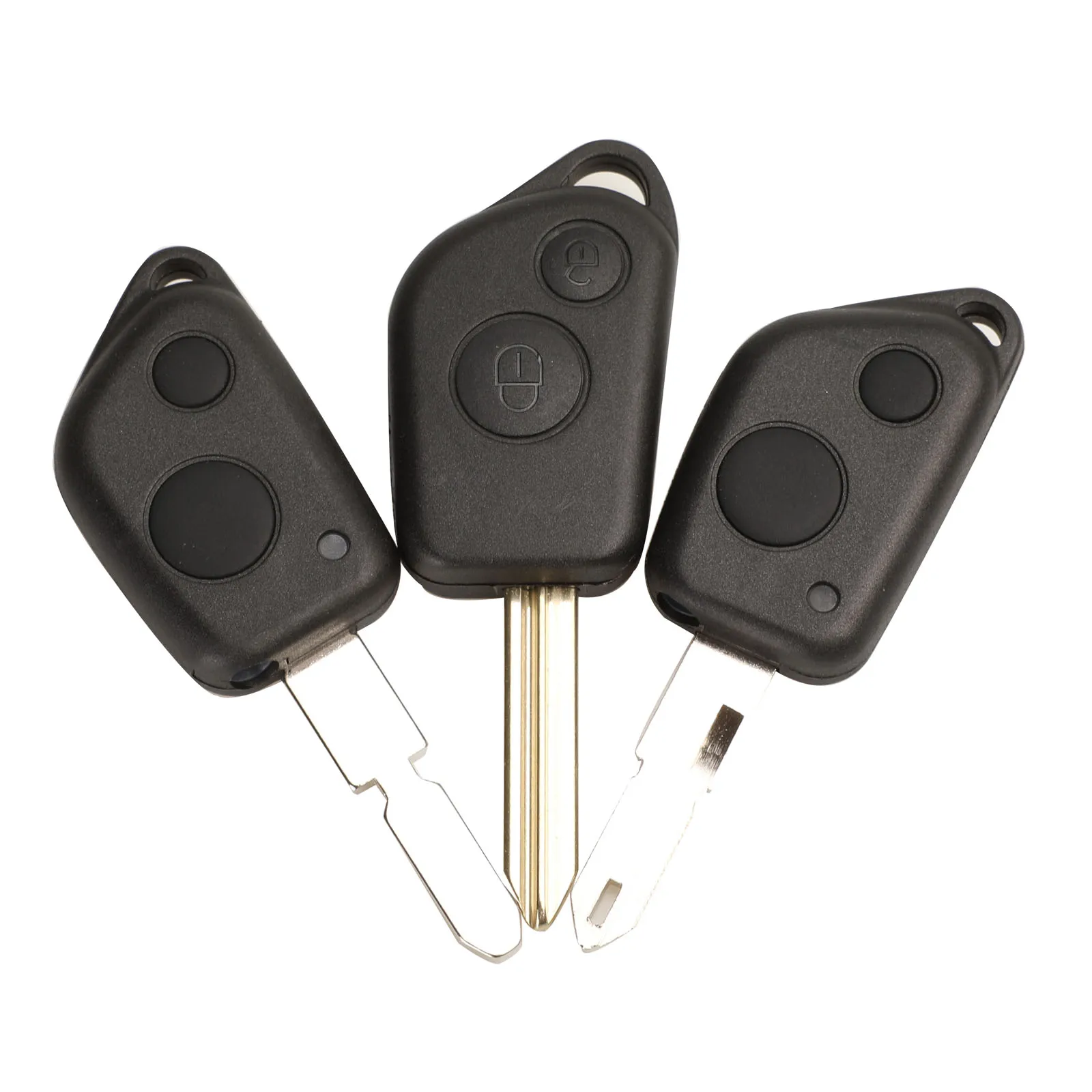 Jingyuqin 10ps 2b чехол для ключей автомобиля Citroen Elysee Saxo Xsara Picasso Berlingo C2 C3 для peugeot 106 206 306 205 405