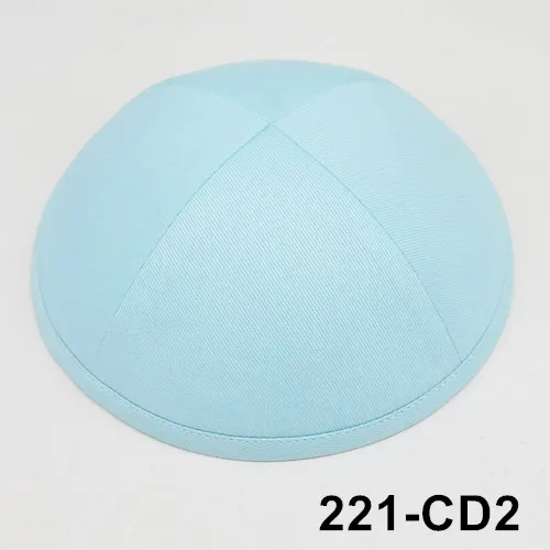 При покупке более 5 лотов(50 шт) будет be10% скидка хлопок саржа 19 см Kippah Kippa Skullies beanie еврей Yarmullka - Цвет: 221 CD2
