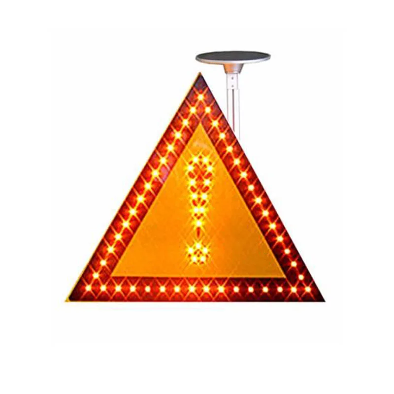 Солнечный источник питания солнечный дорожный знак с мигающий светодиодный светильник, солнечный дорожный знак для предупреждения