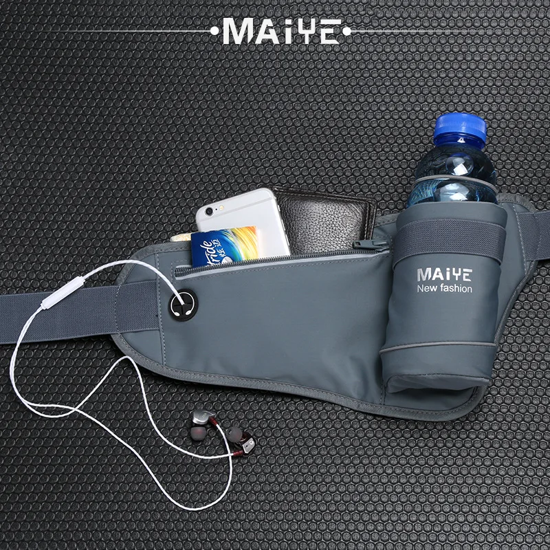 

Running Equipment Sports Mobile Phone Bag Men And Women Bottle Waist Pack Waterproof Multi-functional Small 6-Inch Wear-Resistan