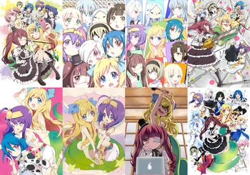 

Jashin-chan Dropkick Polypropylene A3 8 pieces Posters wall poster PPP128