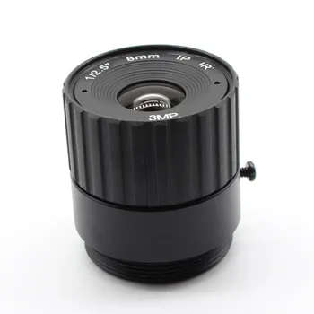 

x4pcs HD 1/2.5" 8mm 3mp IP Lens CCTV Fixed Focal Iris IR Infrared CS Mount lens For 1080p IP Camera