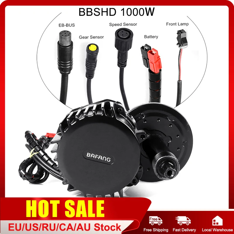Мотор приводной Bafang Ebike BBSHD 1000W 68MM 100MM 120MM BBS02B 750W 500W BBS01 350W 250W 36V 48V|Двигатель для