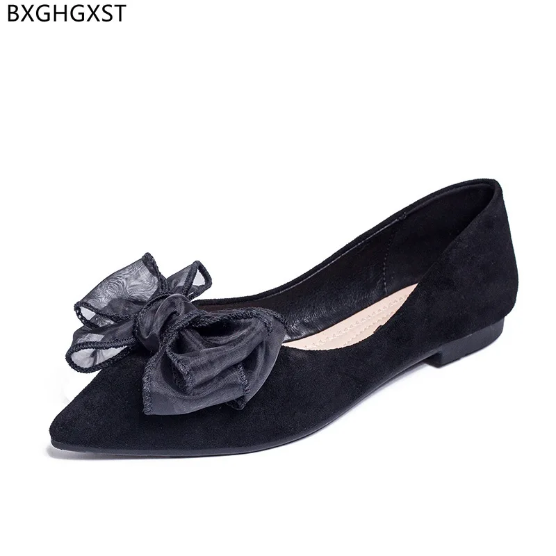 Scarpe Basse Nere Donna Mocassini Con Nodo A Farfalla Scarpe Da Donna Casual Slip On Scarpe Da Donna 2024 Zapatillas De Mujer Schuhe Damen