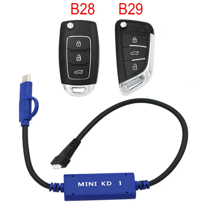 Keydiy мини дистанционный ключ генератор автомобильных ключей пульты склад в мобильном телефоне сделать более 1000 Авто пультов+ много стилей дистанционного управления - Цвет: MINIKD with 2 Remote