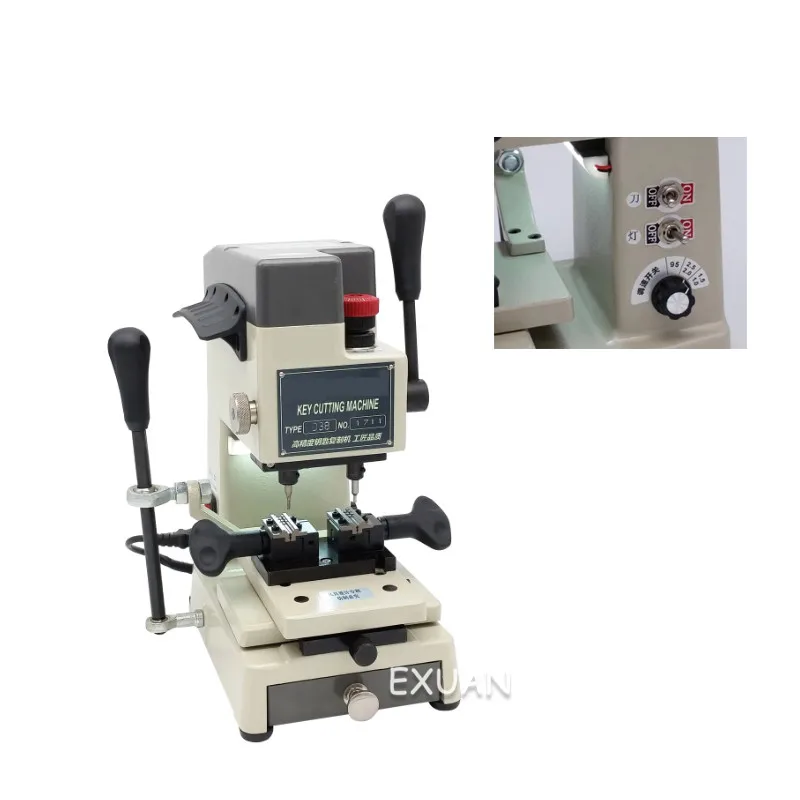 

D38A Key Machine Vertical Duplicating Machine Adjustable Tool Speed Multi-track Dedicated Key Hole Machine