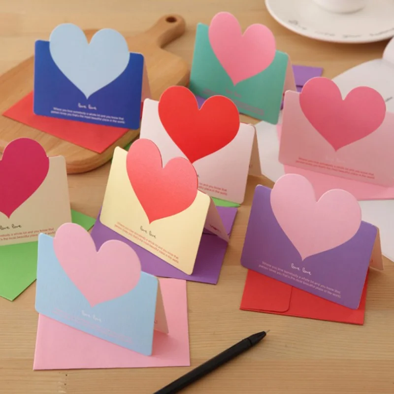 

9.8*8.6cm Valentine's Day Thanksgiving Postcards For Business Family Thanksgiving Dinner Party Wedding Invitations Postcards