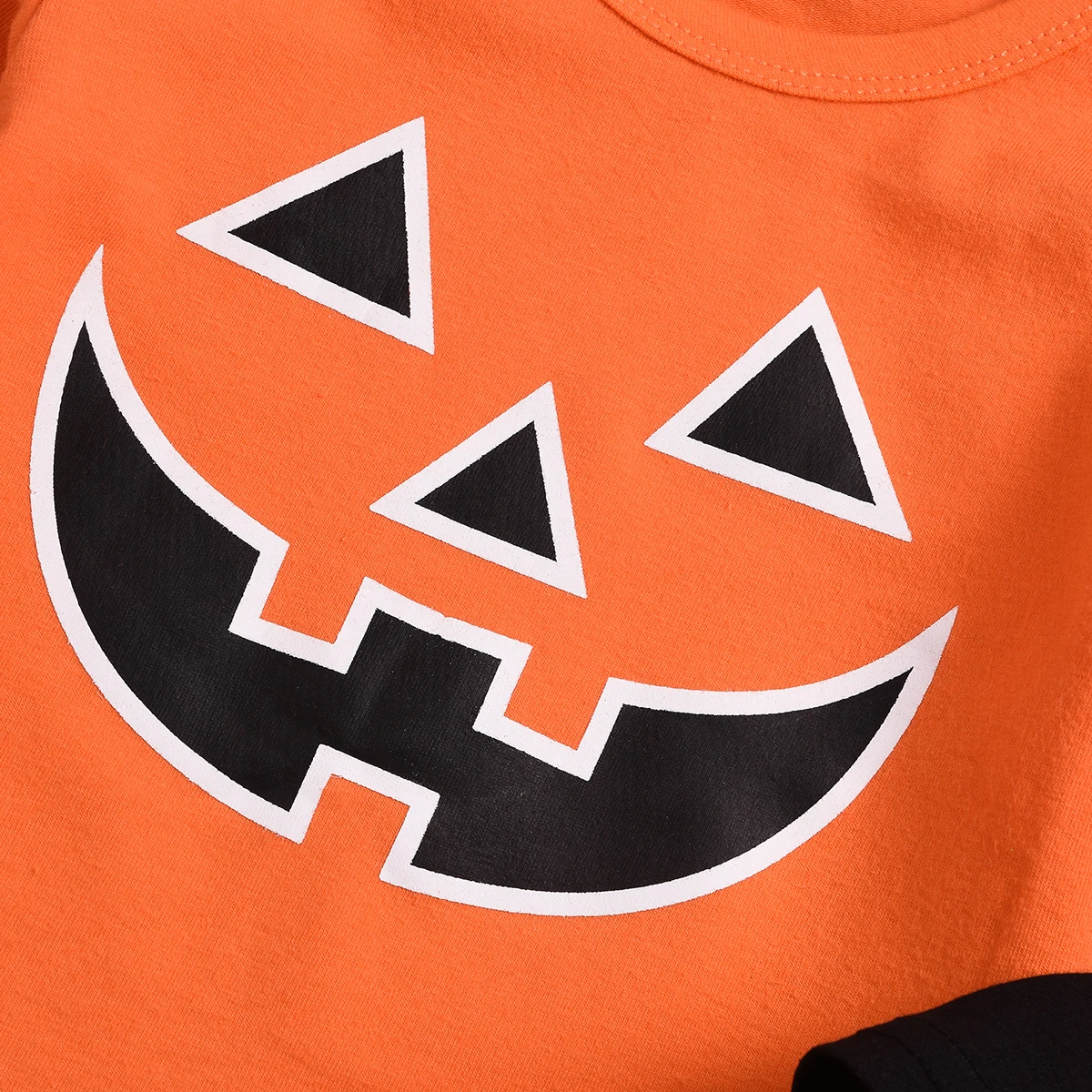 0-18M Halloween Newborn Baby Boys Girls Clothes Set Long Sleeve Pumpkin T Shirts + Striped Pants Outfits Autumn Baby Clothing