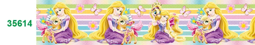 35614 50 ярдов мультфильм печатных корсажная лента 35029 - Цвет: 35614