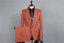 Traje de tres piezas para hombre, versión coreana, traje pequeño Delgado, vestido formal profesional, traje de novio y boda