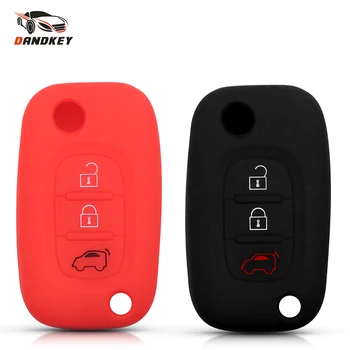 

Dandkey Silicone Key Case Flip Key Cover Replacement For Mercedes Benz Smart Fortwo 453 Forfour For Renault Megane 3 Fluence