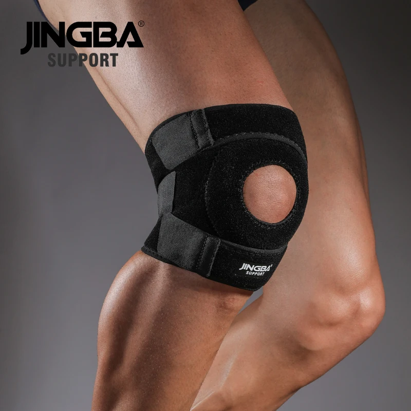 JINGBA SUPPORT knee pad volleyball  knee support sports outdoor basketball Anti fall knee protector brace rodillera deportiva