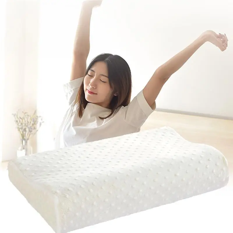 1 шт. подушка Memory Foam Дышащий Латекс Мягкая задняя подушка контурная Подушка для детей женщин взрослых мужчин