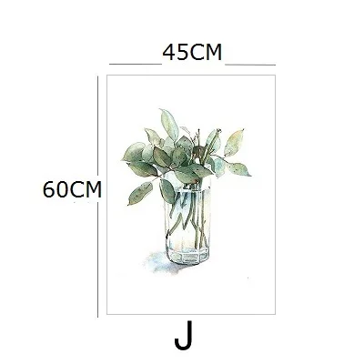 J 45cm by 60cm Пользовательские стеклянные оконные пленки электростатические матовые наклейки, наклейки из фольги для дома, водонепроницаемые для дверь в ванную плакат цветок - Цвет: J 45cm by 60cm