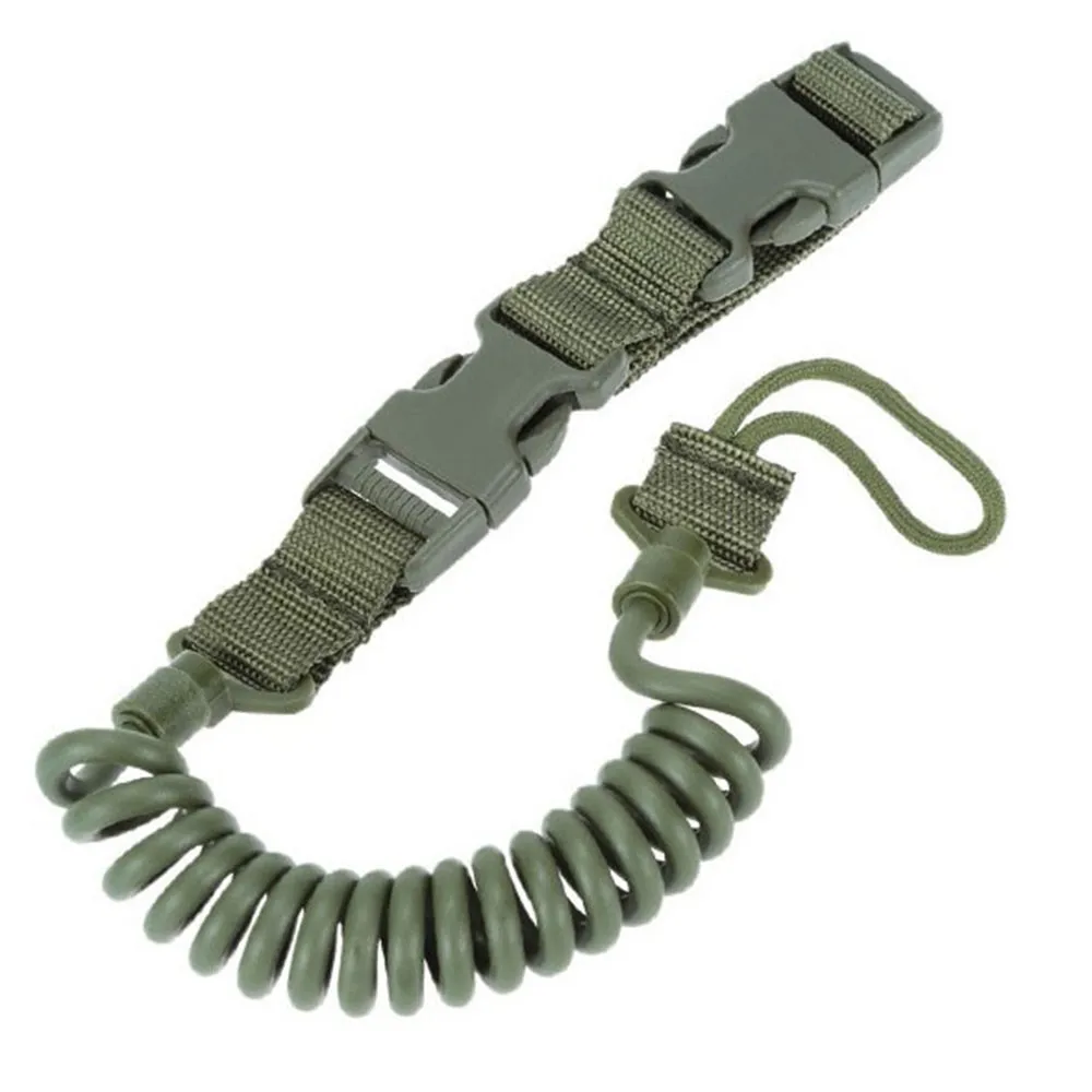 Переносная пушка Слинг Военный Универсальный шнурок для ключей весенний Тактический Брелок износостойкий эластичный канат для охоты на открытом воздухе