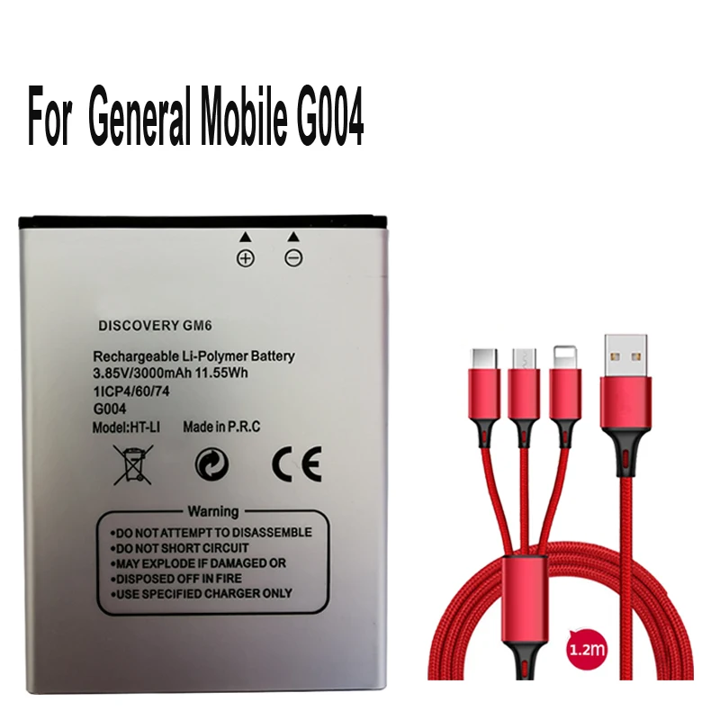 100% новый аккумулятор 3000 мАч для мобильного телефона G004 USB кабель набор