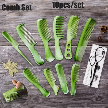 

10 PC Anti-static Hair Combs Sets Barber Hair Cutting Comb Pro Salon Hair Care Hairdressing Styling Tools For Women Men Hair