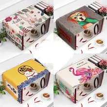 Постельное белье с мультяшным рисунком Водонепроницаемый микроволновая печь верхняя крышка для защиты от пыли домашний декор на газовом топливе крышка с запасное хранилище Постельное белье с мультяшным рисунком Водонепроницаемый микроволновая печь верхняя крышка для защиты от пыли домашний декор на газовом топливе крышка с запасное хранилище