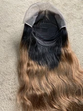 La onda del cuerpo de la peluca con malla frontal 13x4 cabello humano peluca con malla frontal s 1B 30 onda del cuerpo Ombre peluca con malla frontal 4x4 pelucas humanas Pre arrancado