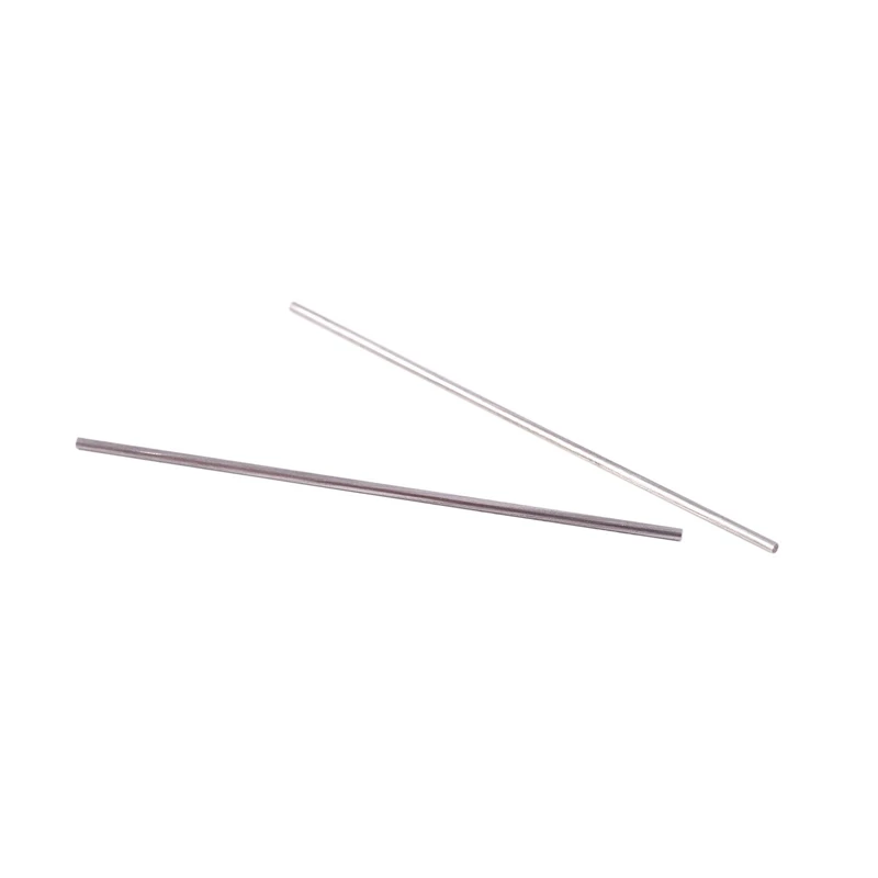 New-20pcs 50mm x 1mm Silver Tone Stainless Steel Transmission Round Rod