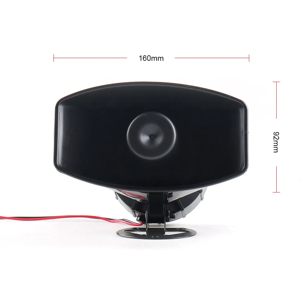 12V 7 Tones Wireless Electronic Siren Loud Car Warning Alarm 130dB Police Fire Siren Horn Car accessories