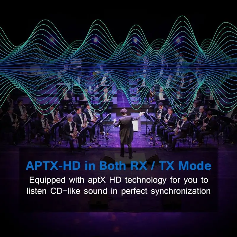  Csr8675 Trasmettitore Bluetooth 5.0 Aptx Hd Adattatore 3.5 Mm/Spdif/Digitale Ottico per Altoparlant