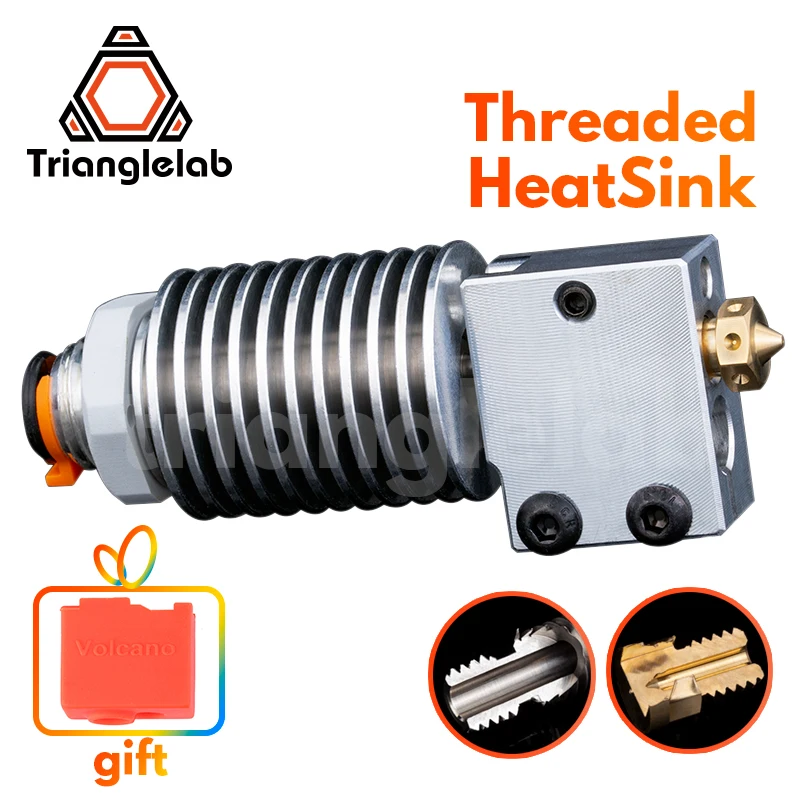 Резьбовой радиатор V6 Volcano hotend remote Bowen v6 J head Hotend блок нагревателя для E3D|Детали и