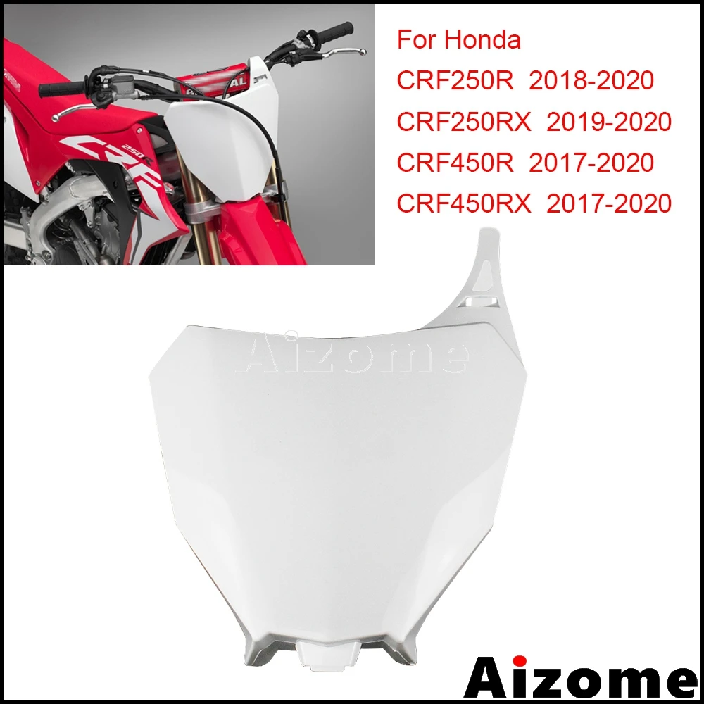 Передняя номерная табличка для мотоцикла Honda CRF450R CRF450RX CRF250R CRF250RX CRF450 CRF250 CRF