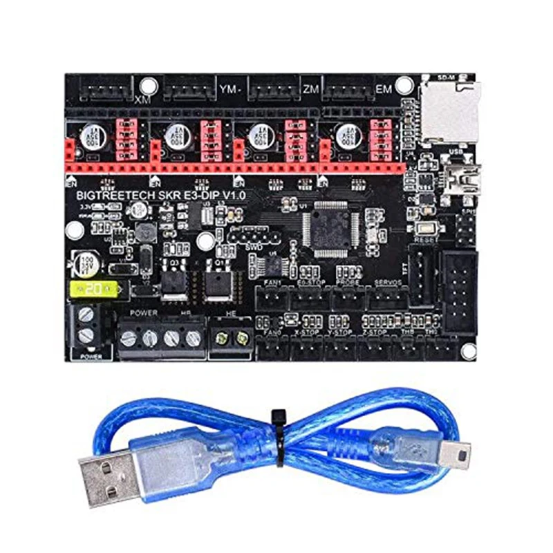 

3D Printer Part SKR E3 DIP V1.0 32Bit Control Board Marlin Open Source Compatible with Ramps1.4/1.5/1.6 Support TMC2208/TMC2130