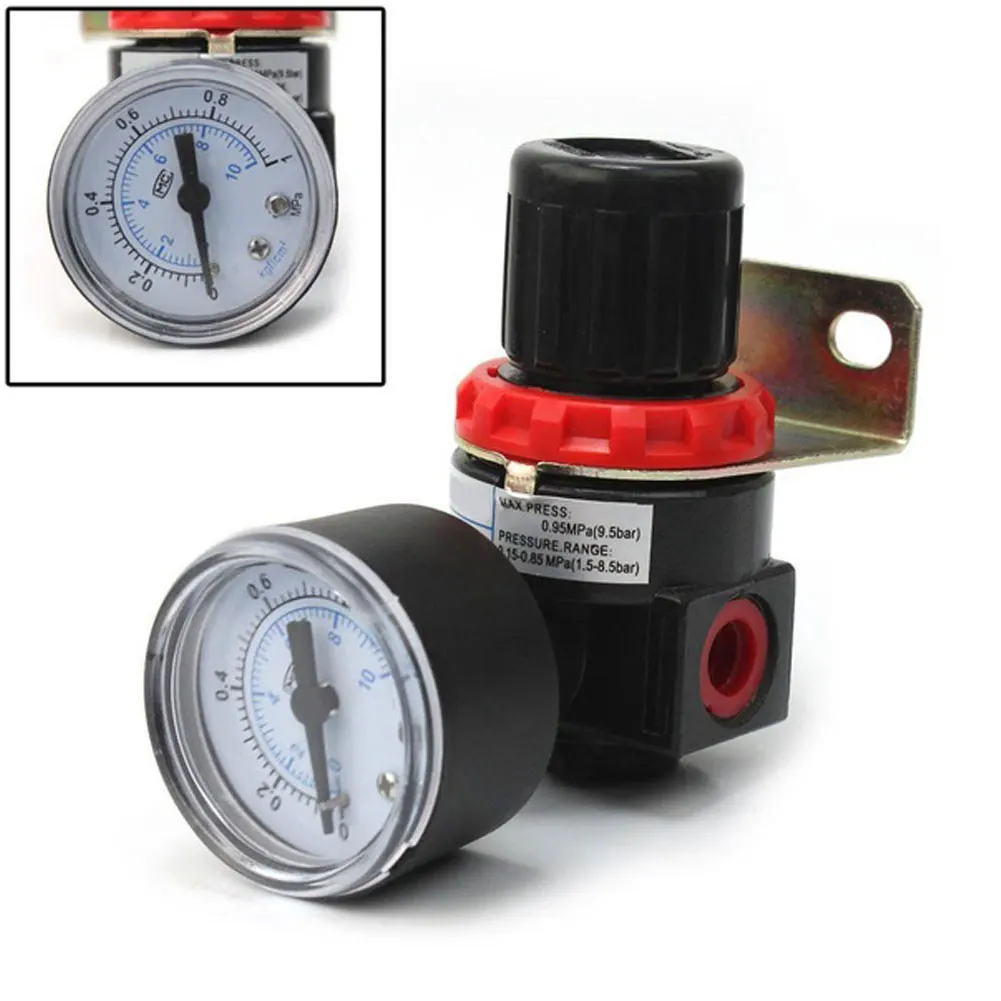 AR2000-02 G1/4 ''воздушный регулятор понижения давления компрессора с фитингом