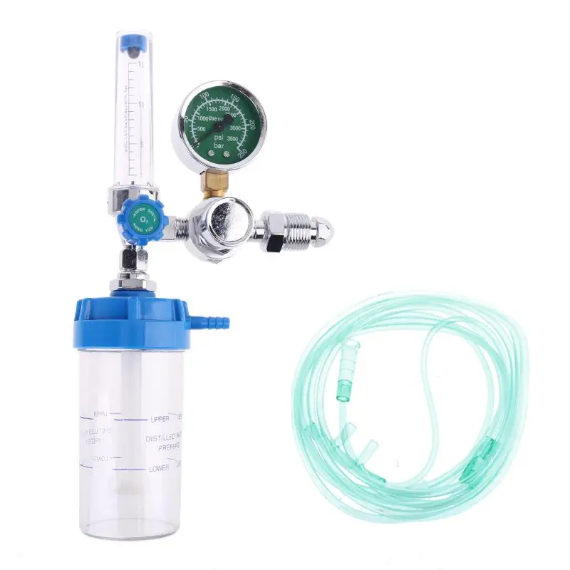 

Oxygen Regulator Inhaler Pressure Gauge Reducing Valve Gas Regulator G5/8" External Thread
