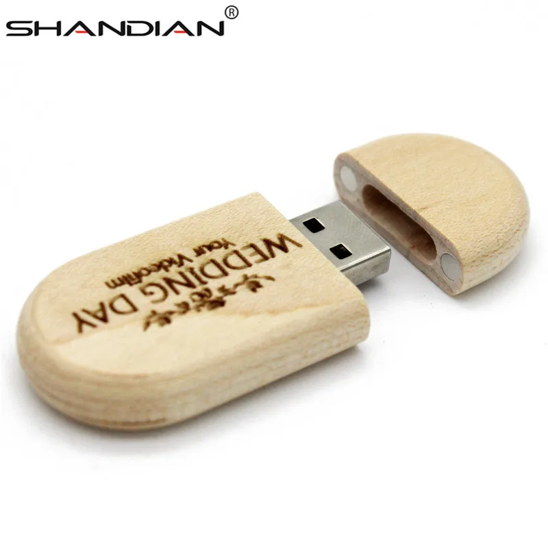 SHANDIAN wood usb флешка 4 ГБ 8 16 32 64 Флешка подарки карта памяти U диск 100% реальная емкость