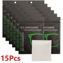 

5-15Pcs Universal Men Women Anti Fog Wipe Reusable Suede Cloth for Glasses Swim Bicyle Goggles Unisex Glasses Lens Cloth
