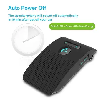 

Smart Wireless Bluetooth Handsfree Speaker Sun Visor Car Kit Clip Drive & Talk