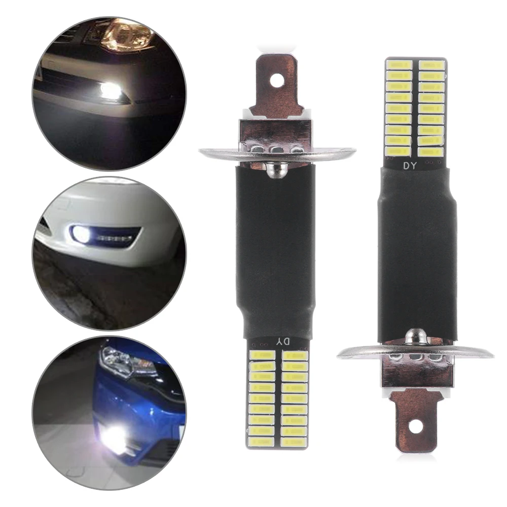 Горячий автомобиль H1 Led H3 Canbus 4014 36SMD супер DRL белый задний фонарь противотуманный