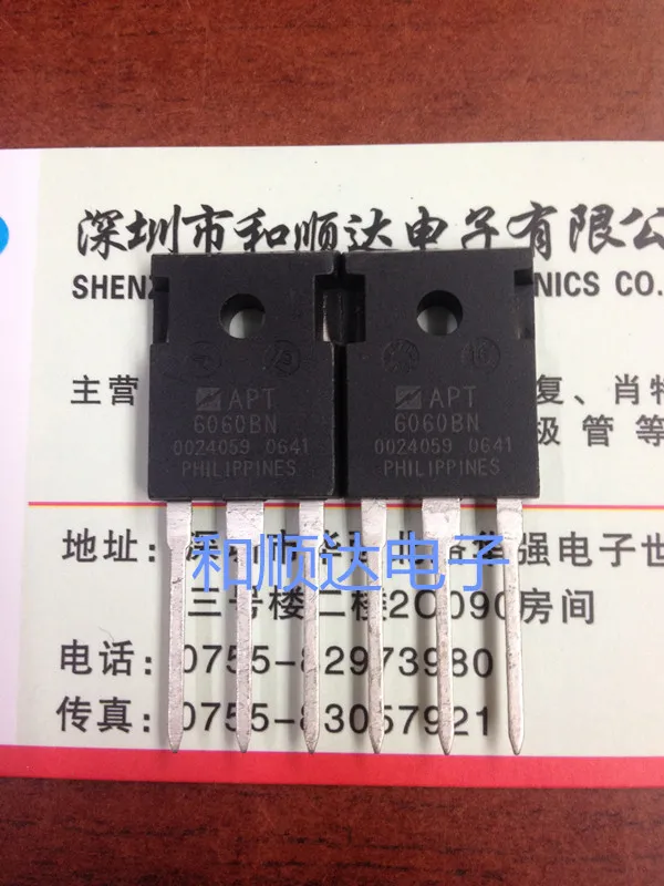 2 шт./APT6060BN-247 600V 11.5A TO247
