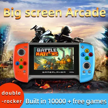 

Handheld game console retro video game 4.3 inch portable game console 64-bit arcade game retro game console 10,000 classic games