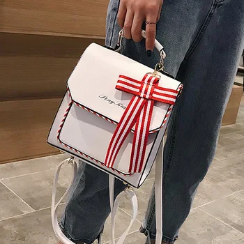 

2020 New Pu Small Backpack Female Student Backpack Fashion Casual Small Bag