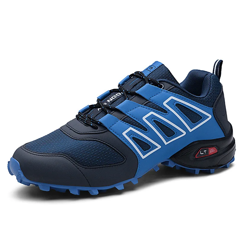 Running Male Shoes Outdoor Sport Men Casual Shoes Lightweight Breathable Jogging Walking Sneakers Feminino Zapatos - Цвет: blue
