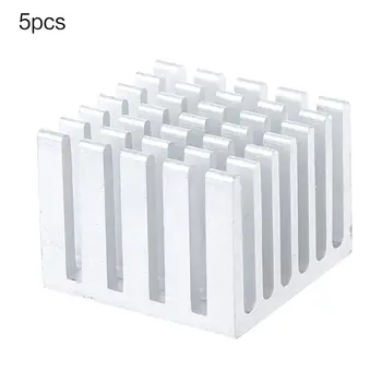 

5Pcs/Set 20x20x15mm Cooling Heatsink CPU GPU IC Chip Aluminum Heat Sink Radiator M2EC