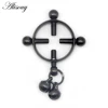 Alisouy 1PC Fashion Surgical Stainless steel Women Breast adjustable Screw Bell Pendant Fake Nipple Ring Body Piercing jewelry ► Photo 3/6