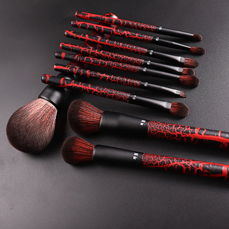 Professional Make Up Brushes Set Face Powder Blush Eye Shadow Blending Brush Soft Synthetic Fiber Makeup Brushes Kit