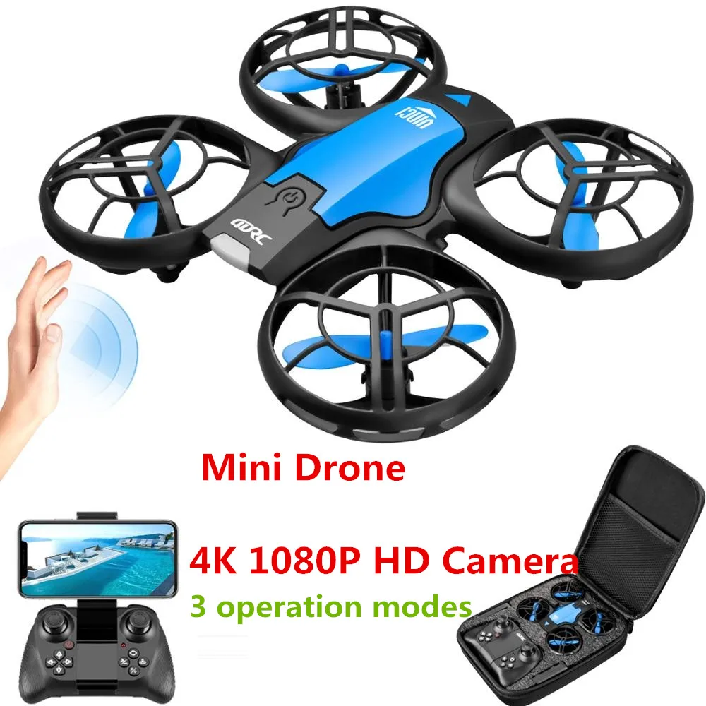 2020 Новый мини-Дрон 4k 1080P HD камера 2 4G 4CH 6-осевой 3D флип-режим Безголовый