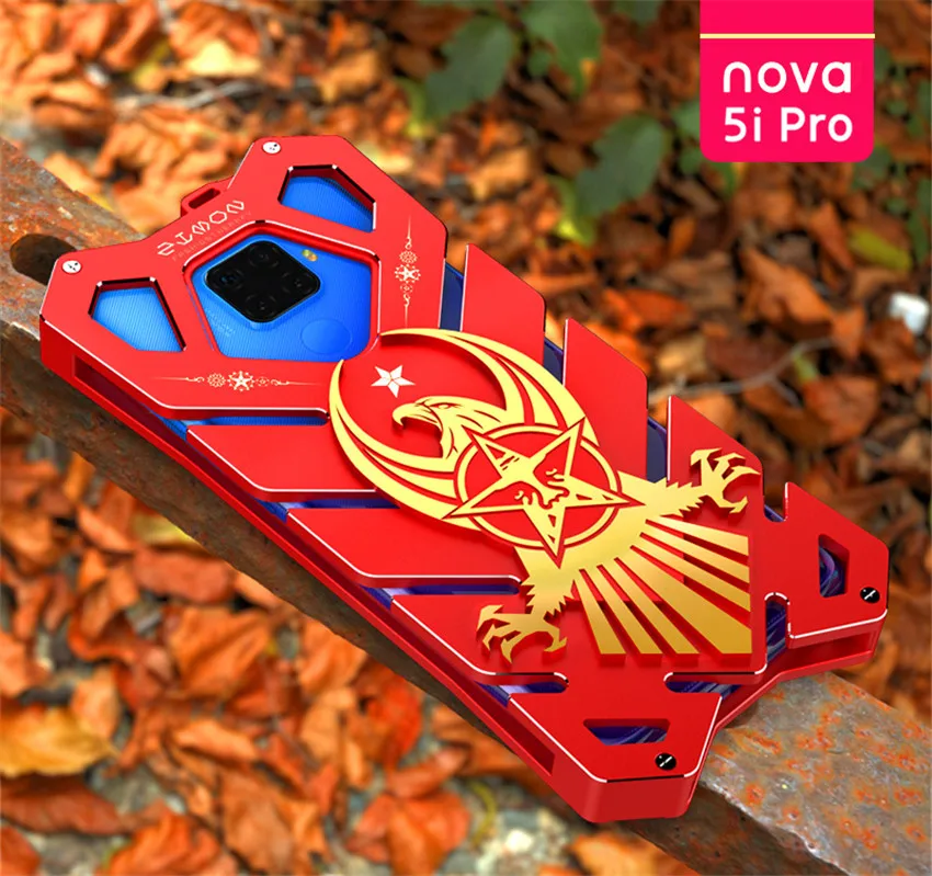 Nova 5i Pro Zimon роскошный Тор сверхмощный Броня металлический алюминиевый чехол для телефона huawei Nova 5i pro
