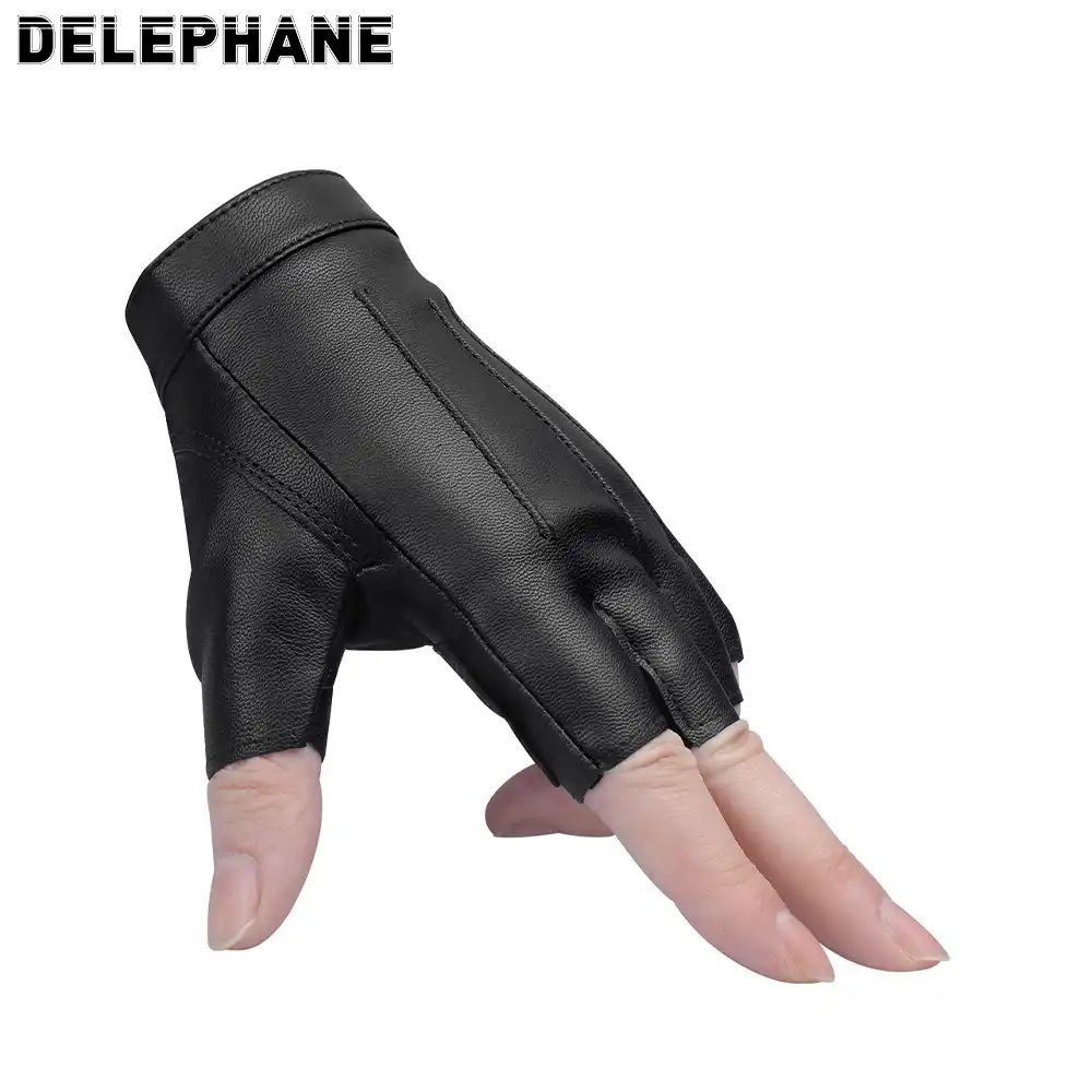 leather hand gloves for bike