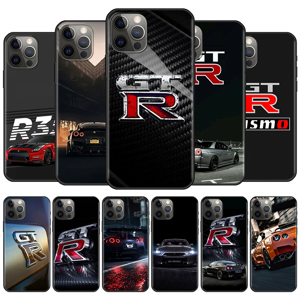 Sport Car GTR Phone Case For Apple iPhone 11 13  12 Pro Max Mini XR X 7 6S 8 Plus XS SE(2020) Protector Fundas best cases for iphone 13 
